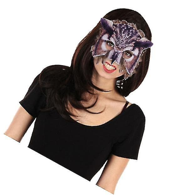 Dyrmasker, uglemaker, påskefestmaskerade rekvisitter, Halloween halvmasker