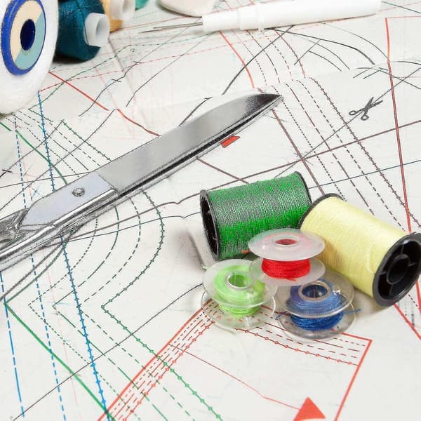 36 spoler tråd, kompatible med symaskiner, broderitilbehør, med opbevaringsetui, Cra