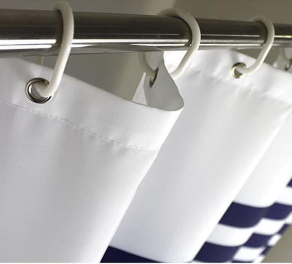 A set (cx176, approx. 180*180cm) 3D printed elephant shower curtain
