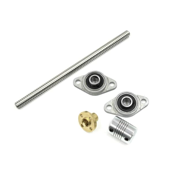8mm T8 150mm Trapetsskruvmutter 1 Set D8mmxL150mm