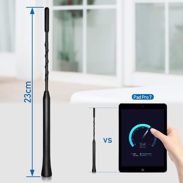 Car Antenna Car Radio Roof Antenna 23cm Universal Replacement Antenna Car with Powerful FM/Dab Reception Function. Not original