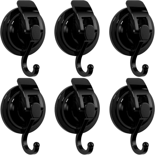 Shower Suction Cup Hook, Heavy Duty Vacuum Shower Hook, Suitable for Kitchen, Bathroom, Toilet