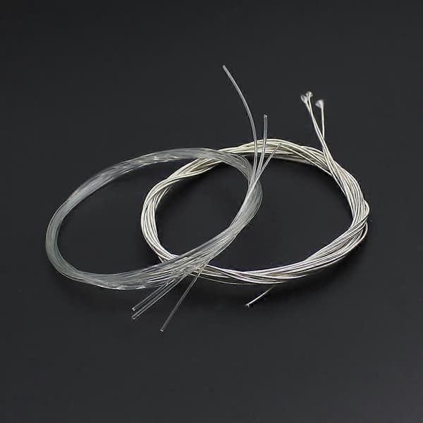 Acoustic Classical Guitar Strings Nylon Silver-Plated Copper Alloy Wound, 6pcs/set (.028-.043)