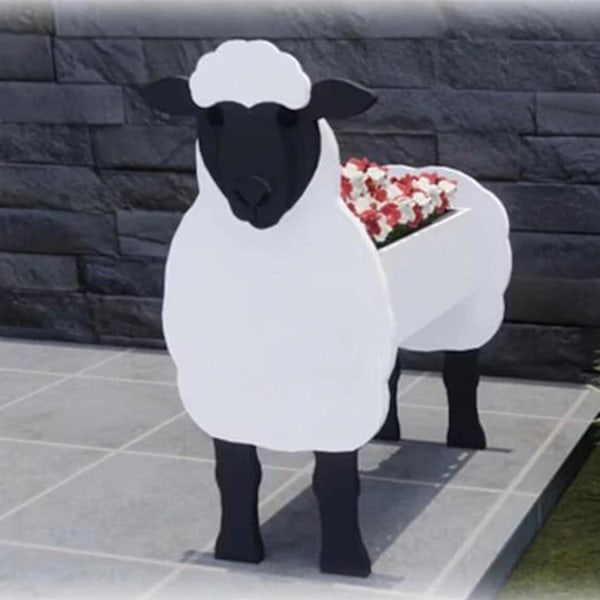 Dyrefoderpotte Plantepotter Have Dyrformet Potte Plantepotte-dyreopbevaringsbeholder Potter Kontor Hjem Husopvarmning Dekorationer Sheep