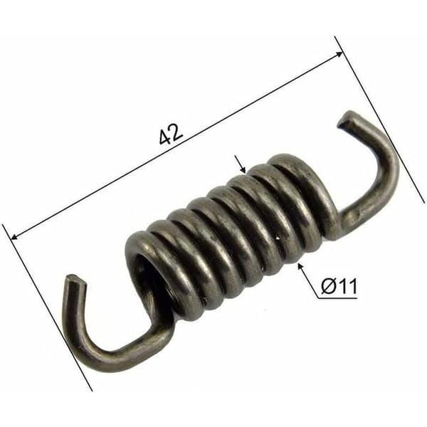 Koblingsfjeder til haveredskaber, kompatibel med diverse 43cc/52cc buskryddere, robust og holdbar..DEBUNS