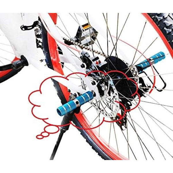 2 Paria Polkupyörän Polkimien Akseli Jalkatuet Tapit Liukastumattomat Takajalat Polkimet BMX-Maastopyörä Polkupyörä Pyöräily