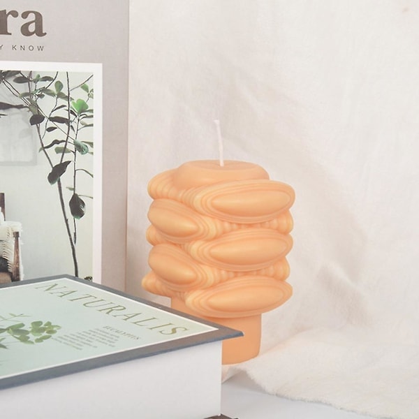 DIY lysform, cylindrisk lysform, cylindrisk geometrisk silikone lysform