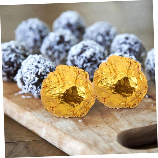 100 stk. folieindpakning til slik og chokolade elegant indpakningspapir