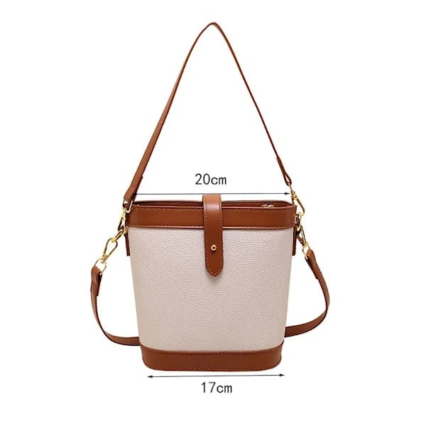 Skuldertaske Crossbody BRUN
