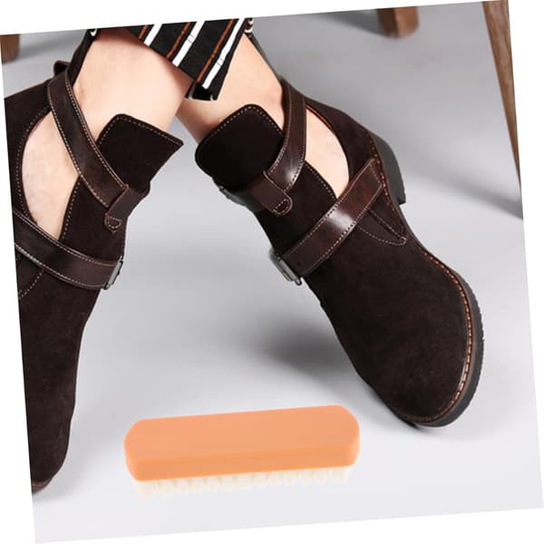 Leather Shoe Brush Suede Cleaning Brush for Boots Sneakers Handbags Clothes Versatile Cleaning