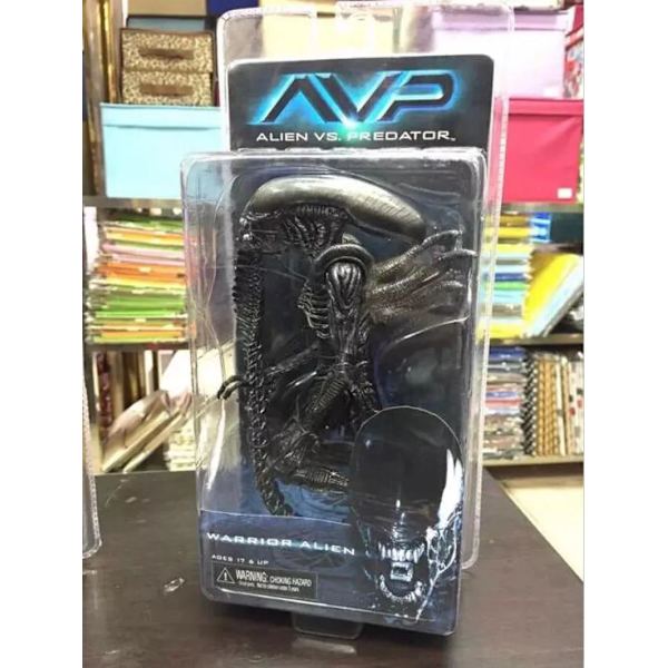 NECA Grid Warrior Xenomorph Alien Figur Alien vs Predator Actionfigur Samlermodel Legetøj Julefødselsdagsgave Warrior Warrior