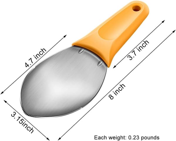Mango Slicer Cutting Tool with Non-Slip Handle Kitchen Utensil for Papaya, Avocado, Kiwi, Watermelon