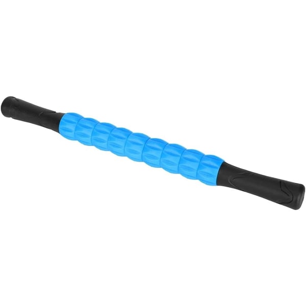 Muscle Roller Massage Stick Tool, Lihas Hierontarulla PVC lievittää lihaskipuja, rauhoittavat kouristukset, hieronta, palautuminen (sininen)