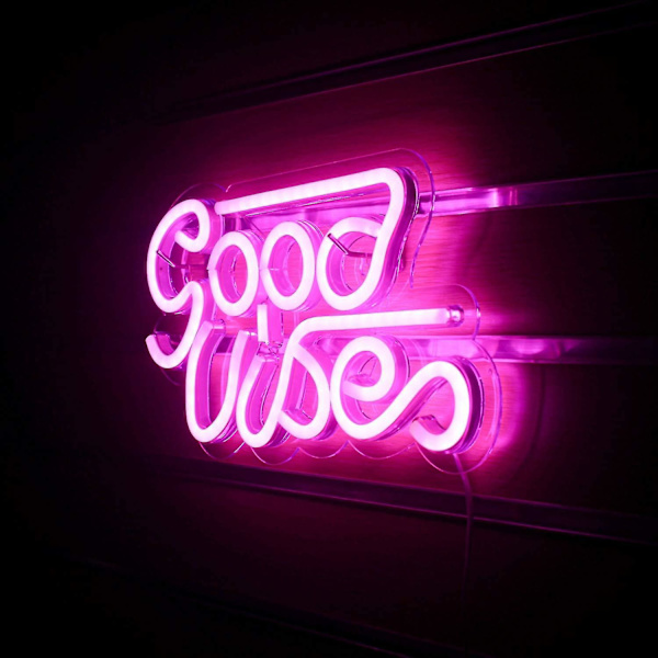 Neon Skilte Neon Lys Spillerum Vægkunst Dekoration Drevet Af UsbPink Pink