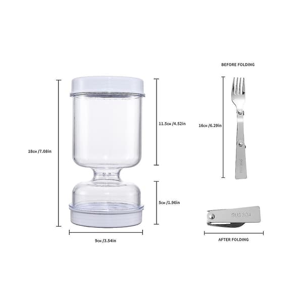 Pickle Jar Easy Separation Leak-Proof Lid Canned Pears Olives Pickled Cucumber