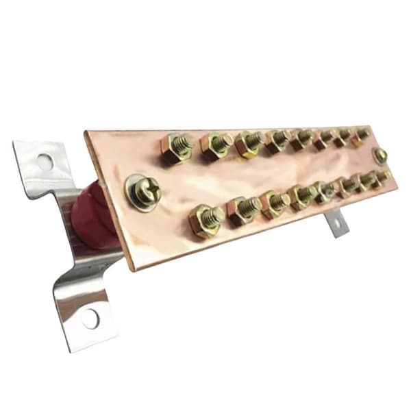 5x50x300mm Tinned Copper Earthing Bar Potential Equalization Battery Link Earthing Bar