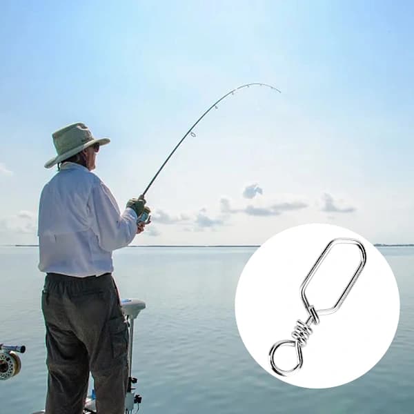 Sea Warrior: Stainless Steel Swivels with Snap, Unique Design for Easy Use, Delicate and Exquisite Appearance