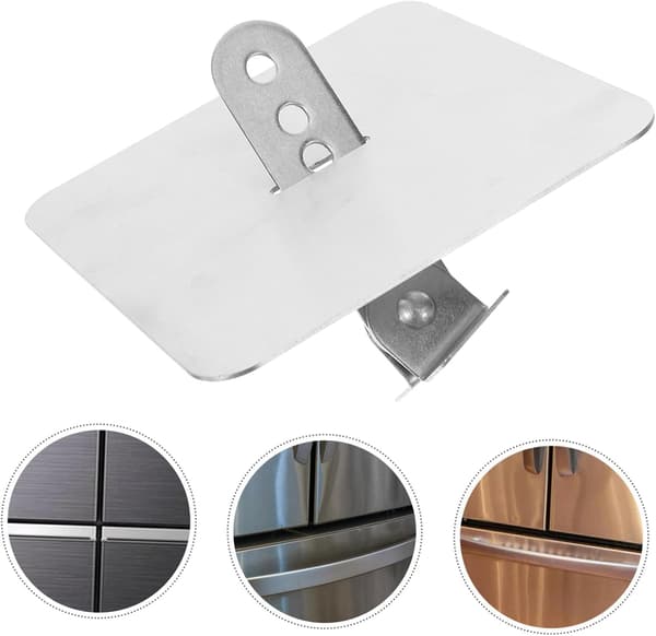 Replacement Lock for Freezer Door in Stainless Steel, Easy Installation, Refrigerator Lock