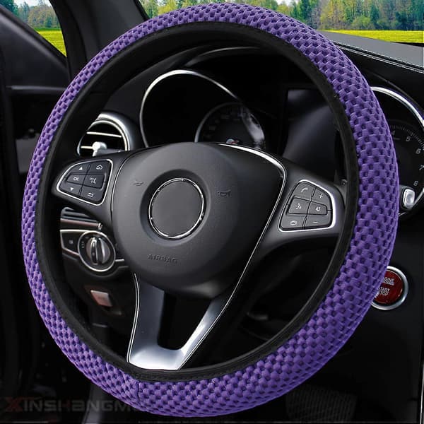 3-pack Bilrattskydd Set Inkluderar Handbromsskydd Växelspaksskydd, Sommar Anti-halk Mesh Rattskydd, Andningsbar Elastisk Bil