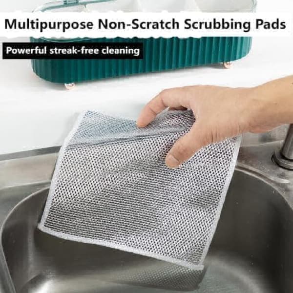 10 Pcs New Multifunctional Non-Scratch Steel Dishcloths, Multifunctional [GPA]