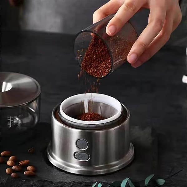 Bærbar USB-lading Mini Automatisk Kaffemaskin, Kompakt Reisekaffetrakter, Utendørs Reisekaffe