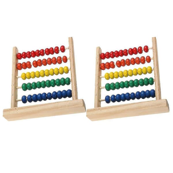 2 st Arithmetic Abacus Chic Small Simple Calculation Tool Educational Tools Early Educational Supplies for Children[YATOY]