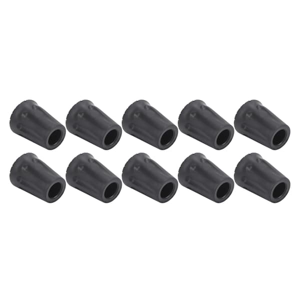 10pcs Outdoor Trekking Pole Tips, Walking Pole Protectors, Round Grip Tips