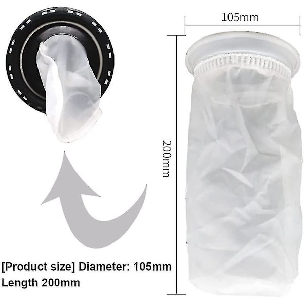 4 kpl Nylon IBC-suodattimet, IBC-suodattimen vaihto-osat, IBC-suodatin 1000 litran sadevesisäiliölle, pestävä IBC-suodatin, kansiadapteri