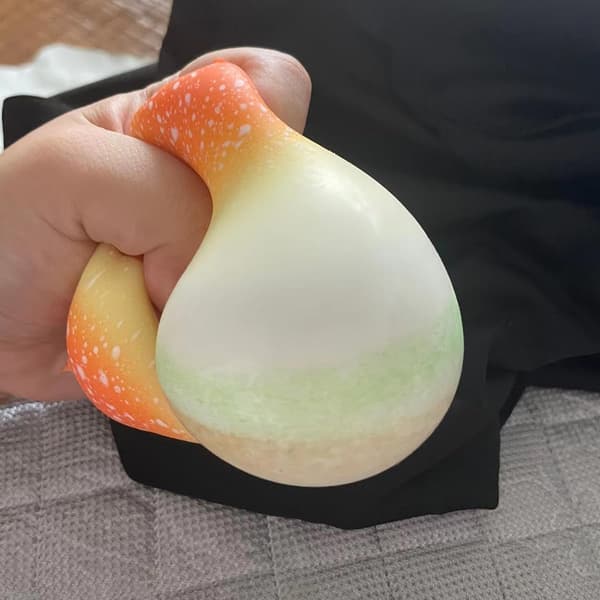 Hamburger Stressleksaker - Hamburger Squeeze Leksaker, Stresslindring Rolig Nyhet Leksak, Simulering Hamburger Fidget Leksak (3 st)
