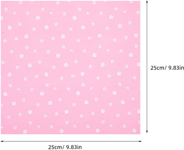 5 stk. bomuldsstofkvadrater til gør-det-selv-syhåndværk, patchwork-quiltningsstofark