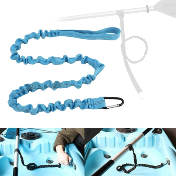 Elastisk Paddelkoppel Fiske Spöhållare Säker Surfbräda Premium Åror Kajak Surfning .1M Kanot Bungee Bindrep Tillbehör