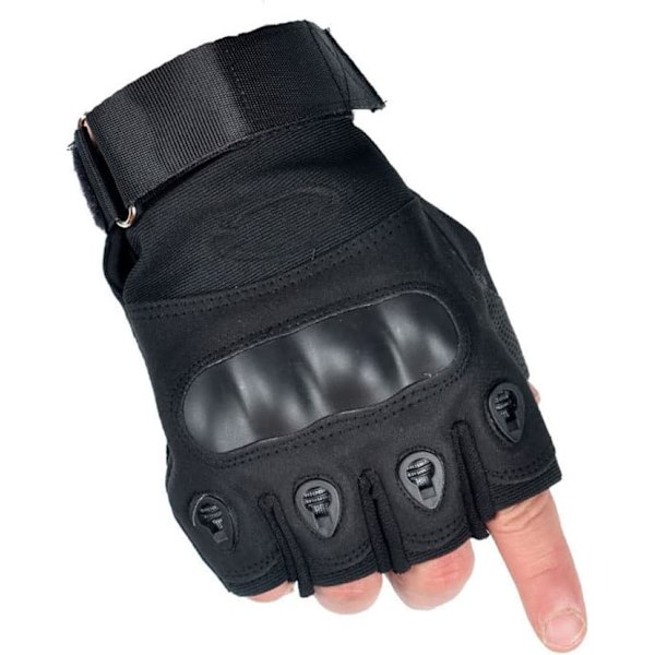 Halvfinger Taktiske Handsker med Ledbeskyttelse, Anti-Slip og Modstandsdygtige Sportshandsker, Mænds og Kvinders Militærhandsker til Træning.