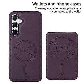 Kompatibelt med Galaxy A55 5G Mobilskal Lila Purple