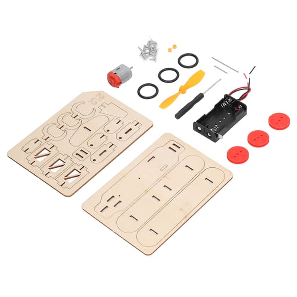 Electric Wooden Glider, DIY Model Building Kit for Kids, Science Experiment