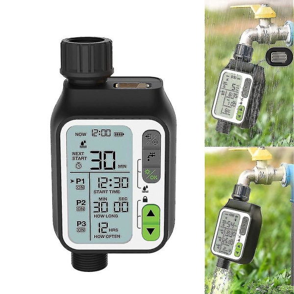 Automatisk Bevattningstimer Regsensor Smart Bevattningssystem Trädgård Automatisk Bevattning