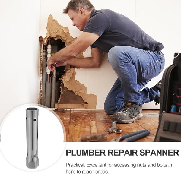 Double-ended Faucet Socket Wrench Pipe Repair Tool for Sink and Drain
