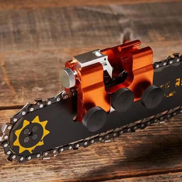 Chainsaw Chain Sharpening Jig, Tooth Sharpener Chainsaw Sharpening Kit Aluminum Alloy Chainsaw Sharpening Set