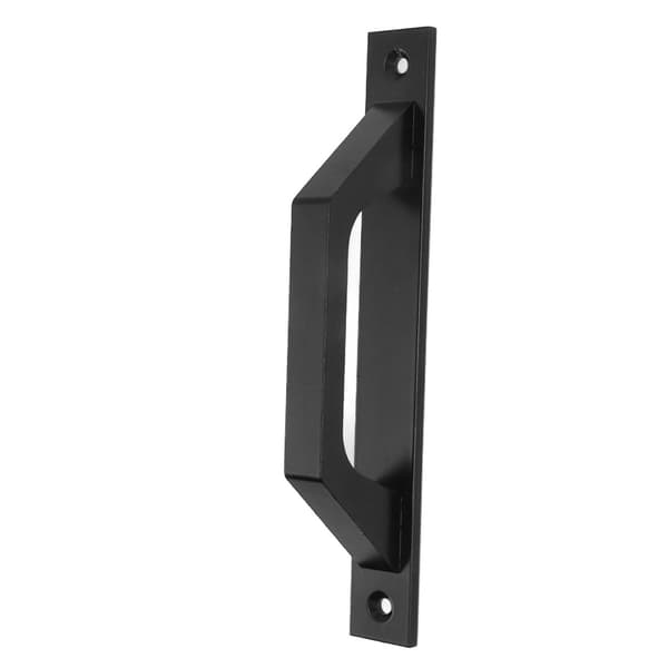 Sliding Door Handle Metal Galvanized Cabinet Barn Door Pull Handle with Mounting Screws Black [DB]