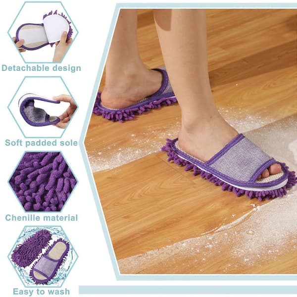 4 st Ångmopp Pad Mikrofiber Tvättbar Stark Vattenabsorption Snabbtorkande Moppdynor för Vileda