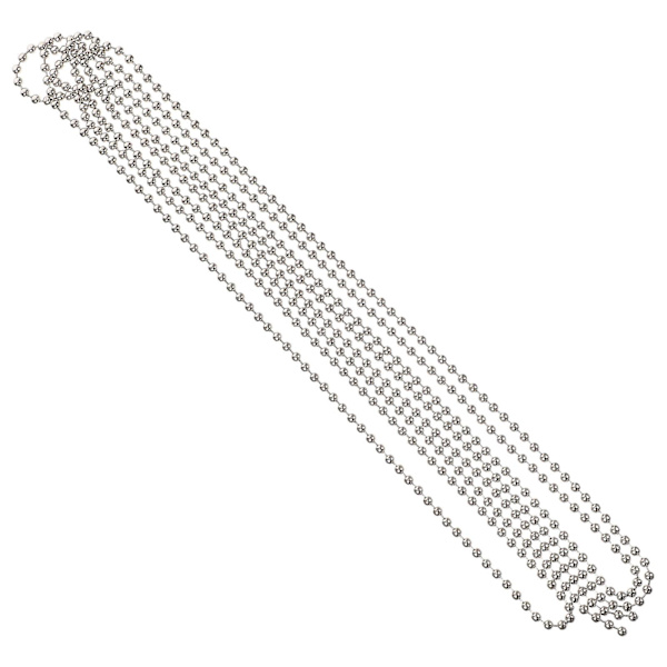 1 Set Blind Pärlkedja Gardin Pärlrep Rullgardin Kedja Med MetallspänneSilver300x0.2x0.2cm Silver 300x0.2x0.2cm