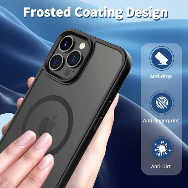 Magnetic Case for iPhone 13 Pro Max 6.7 inch - MagSafe Compatible, Slim Anti-Fingerprint TPU Shell