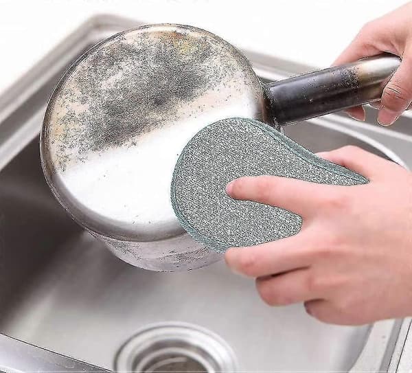 Dishcloths Kitchen Sponges, 12 Large Heavy Duty Reusable Double-Sided db