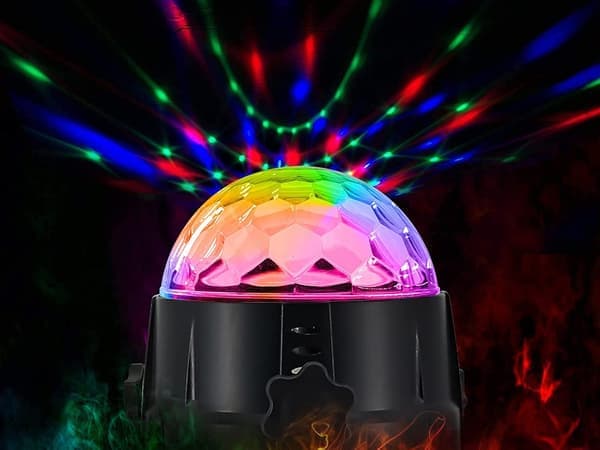 Diskopalloprojektori – LED RGB -kohdevalo
