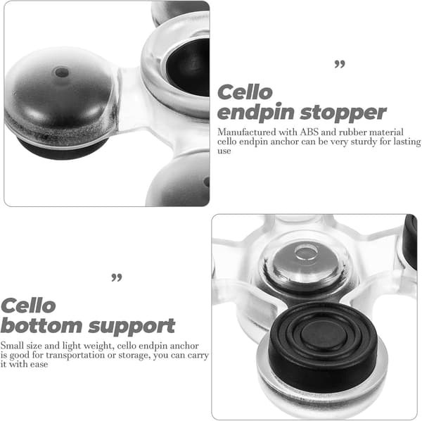 Cellostolpe Måtte Violin Anti-skrid Måtte Professionelt Violintilbehør Gummi Abs
