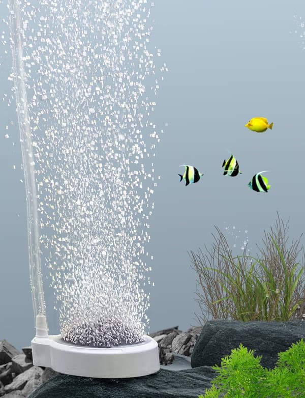 Aquarium Air Stone, Air Diffuser for Aquarium, for Silent Oxygen Diffuser, (Air Pump and Air Hose Not Included)