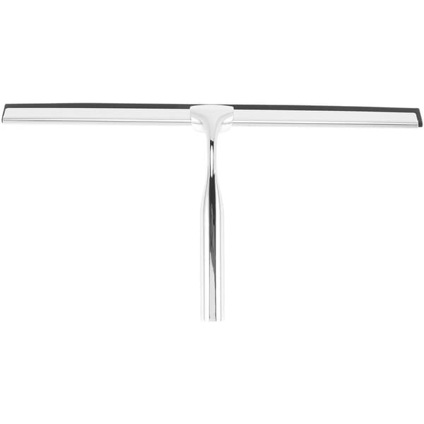 31 cm rustfri dusjborr vindusnal med 2 silikonholdere