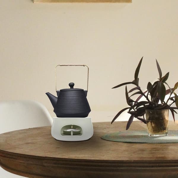 Ceramic Teapot Warmer Stable Convenient Ceramic Material Tea Accessories for Tea Making