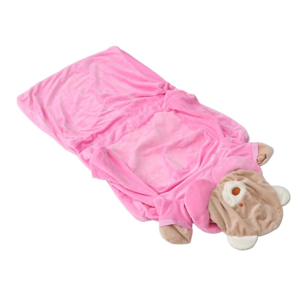 1 st Universal Björnmönstrad Soffaöverdrag Elastiskt Allt-i-ett Halkskyddande Soffaöverdrag För Barn Baby Utan Fyllning Pink
