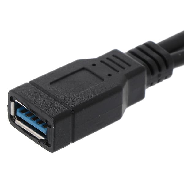 USB 2.0 A Hann til USB Hunn 2 Dobbel Strømforsyning USB Hunn Splitter