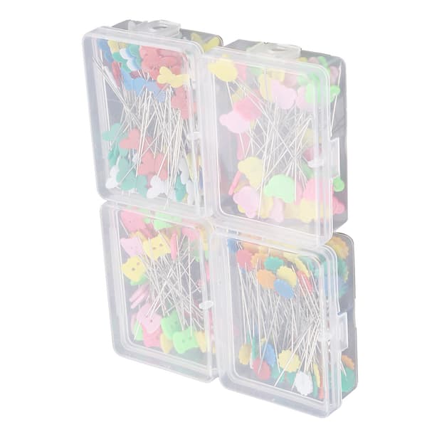Flower Button Head Pins 300 Pcs Quilting Tools Sewing Supplies